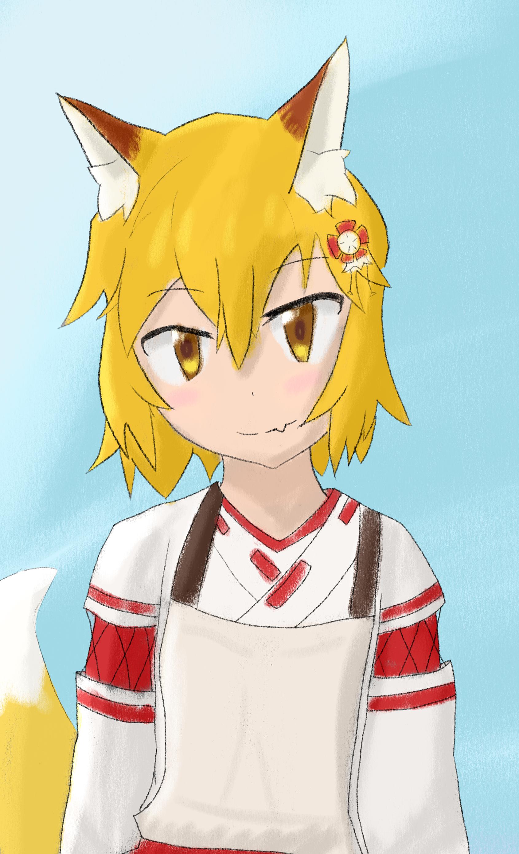 fan art of senko my beloved :3